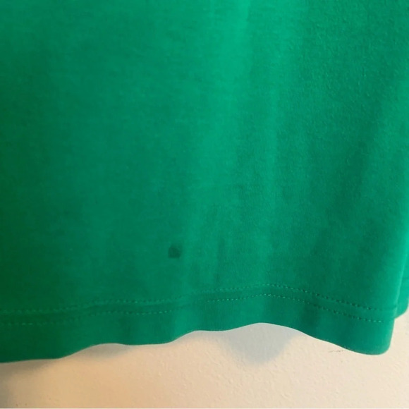 Vintage Looney Tunes Embroidered Large Mock Neck long sleeve shirt green - Picture 8 of 14